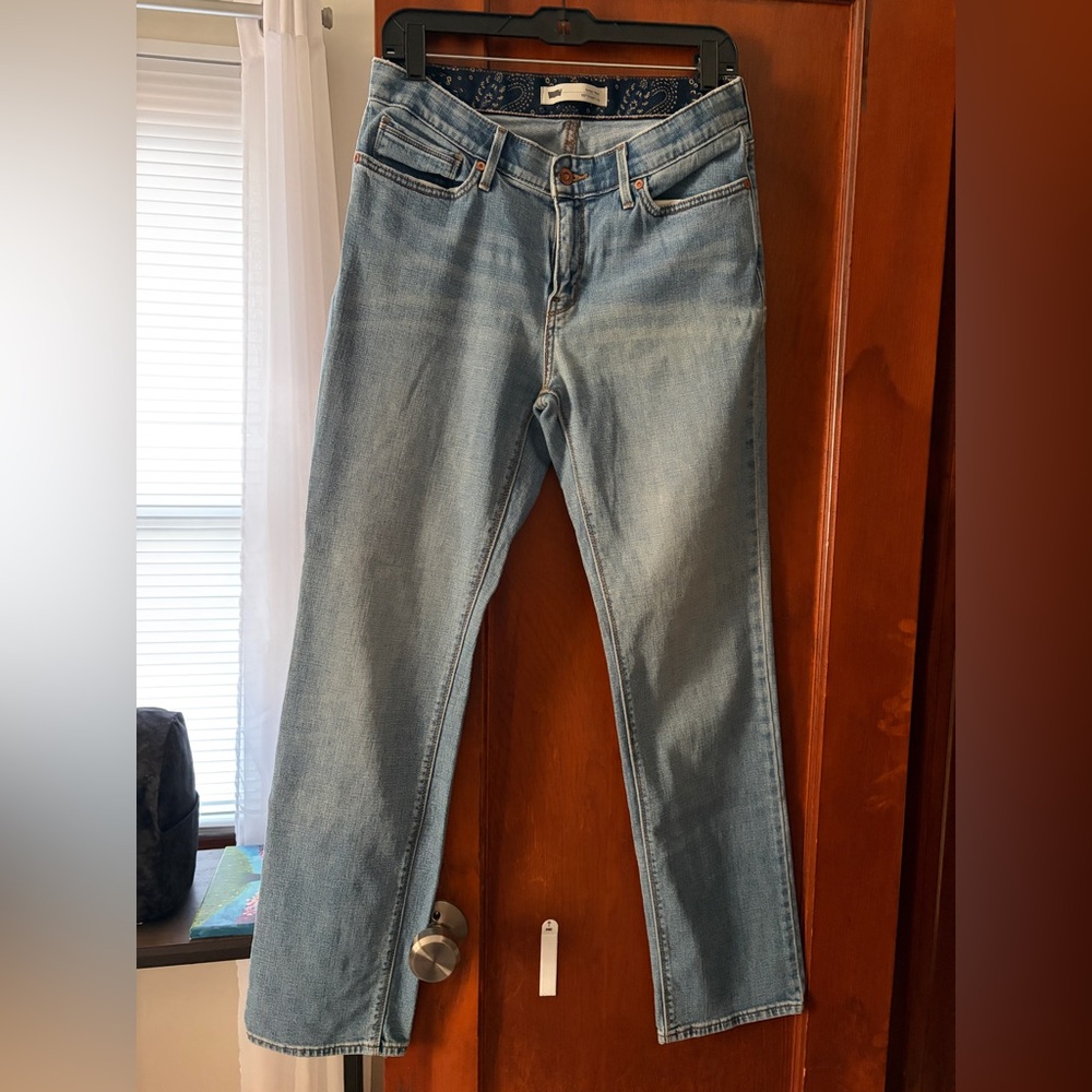 Levi’s 525 Classic Blue Denim Straight Leg Jeans - size 10